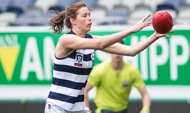 2018_09_07_HOARE_HERO.jpg The tallest player in the competition, Erin Hoare returns for our must win match - Geelong Cats